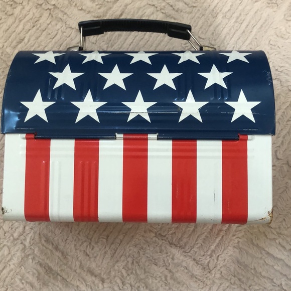 Vintage 1970’s Aladdin Industries American Flag lunchbox - Picture 13 of 16